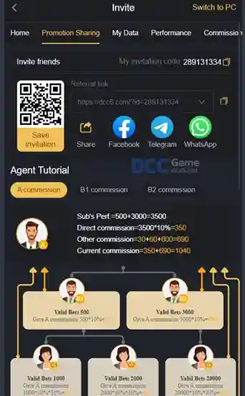 DCC6 7 DCC6 Game - Referral - dcc6.net